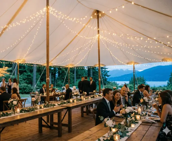 Ambient lighting rental for wedding