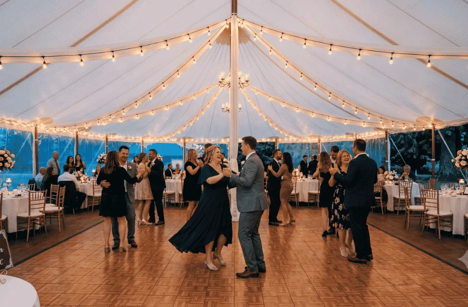 Dance floor rental for wedding