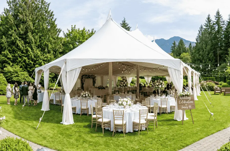 Event tent rental service